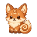 Cinnamon Fox, a pixel-art collectible.